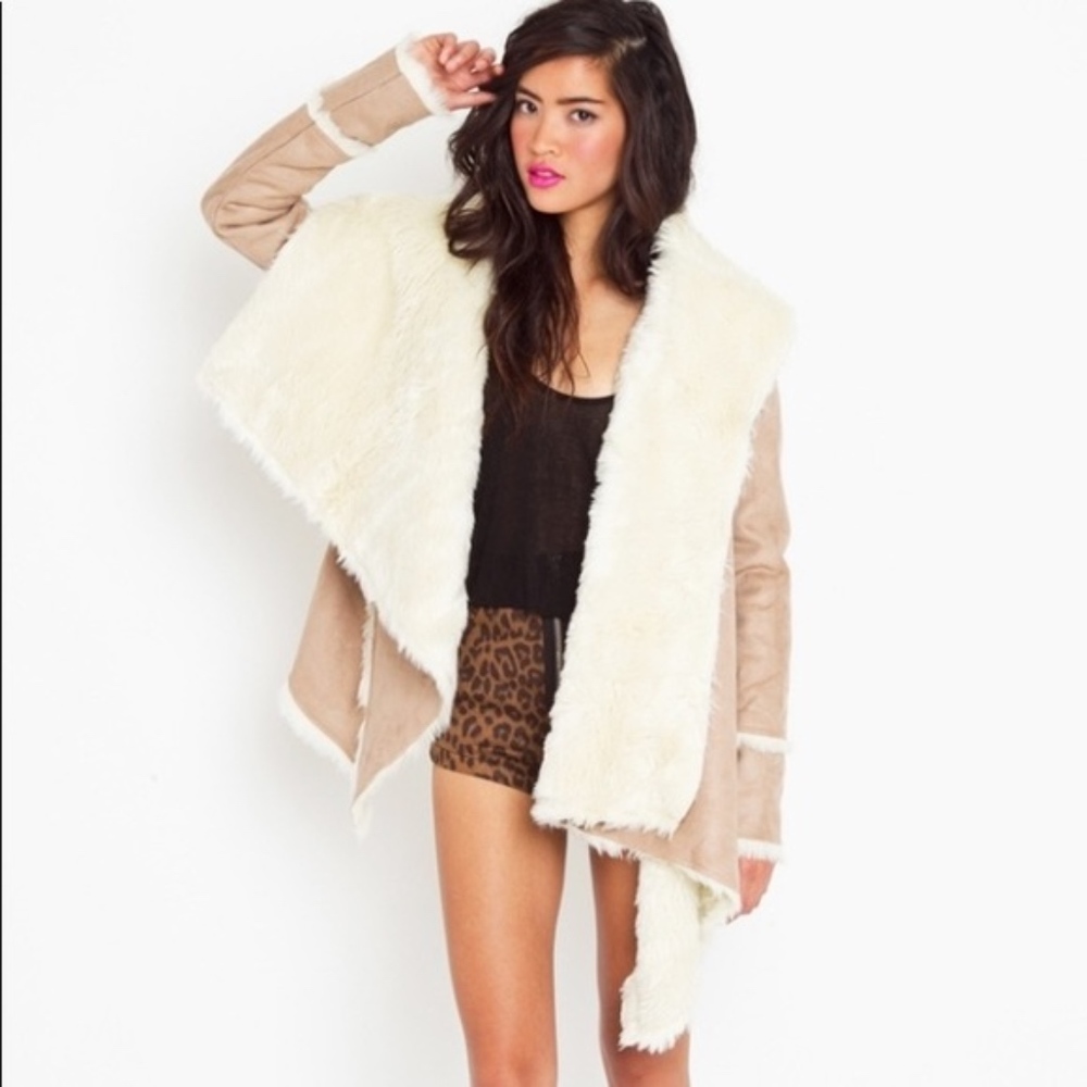 UNIF Chelsea shearling coat
